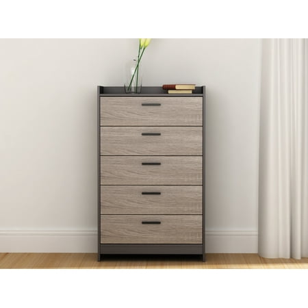Finished 5 Drawer Chest - Homestar Central Park 5 Drawer Chest in Multiple Finish