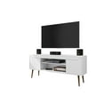 thumbnail image 5 of Manhattan Comfort Bradley 4 Shelves Wood TV Stand for TVs up to 60" in White, 5 of 9