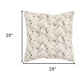 thumbnail image 3 of Berry Tiny Floral Buds Throw Pillow, 3 of 7