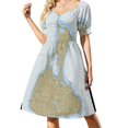 thumbnail image 2 of Vestido de manga corta para mujeres con intolerancia alimentaria/intolerante a la lactosa. Ropa para mujeres, vestidos largos, vestidos de fiesta., 2 of 7