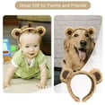 thumbnail image 3 of Hair Clip Brown Bear Ears Headband for Accessory for Makeup and Washing Face, 3 of 6