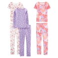 thumbnail image 1 of Conjunto de pijama Simple Joys by Carter's Girls 4T, 6 piezas, algodón, 1 of 1