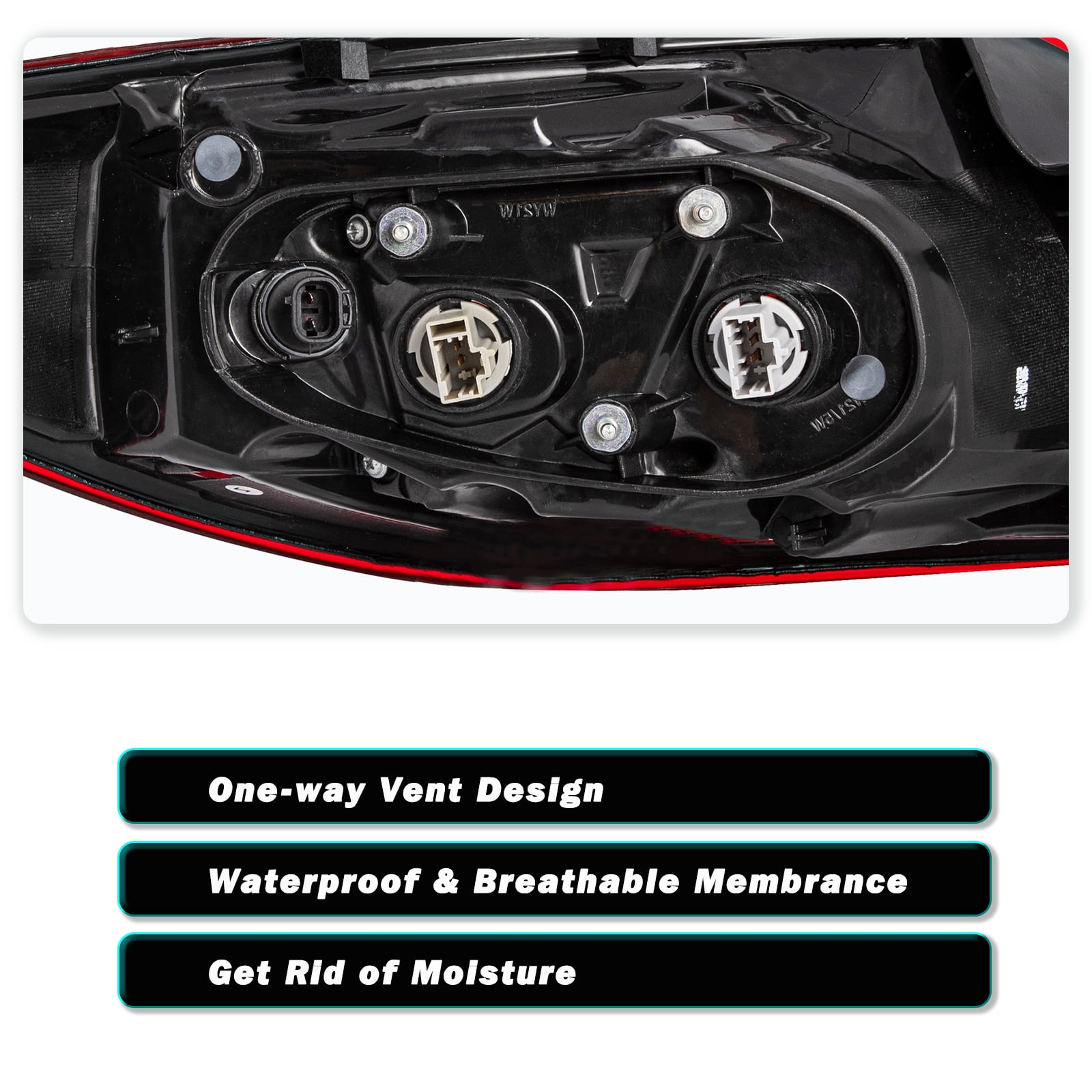 For 2013-2016 Mazda CX-5 Passenger Side Tail Light Outer Body Mounted Bulb Type
