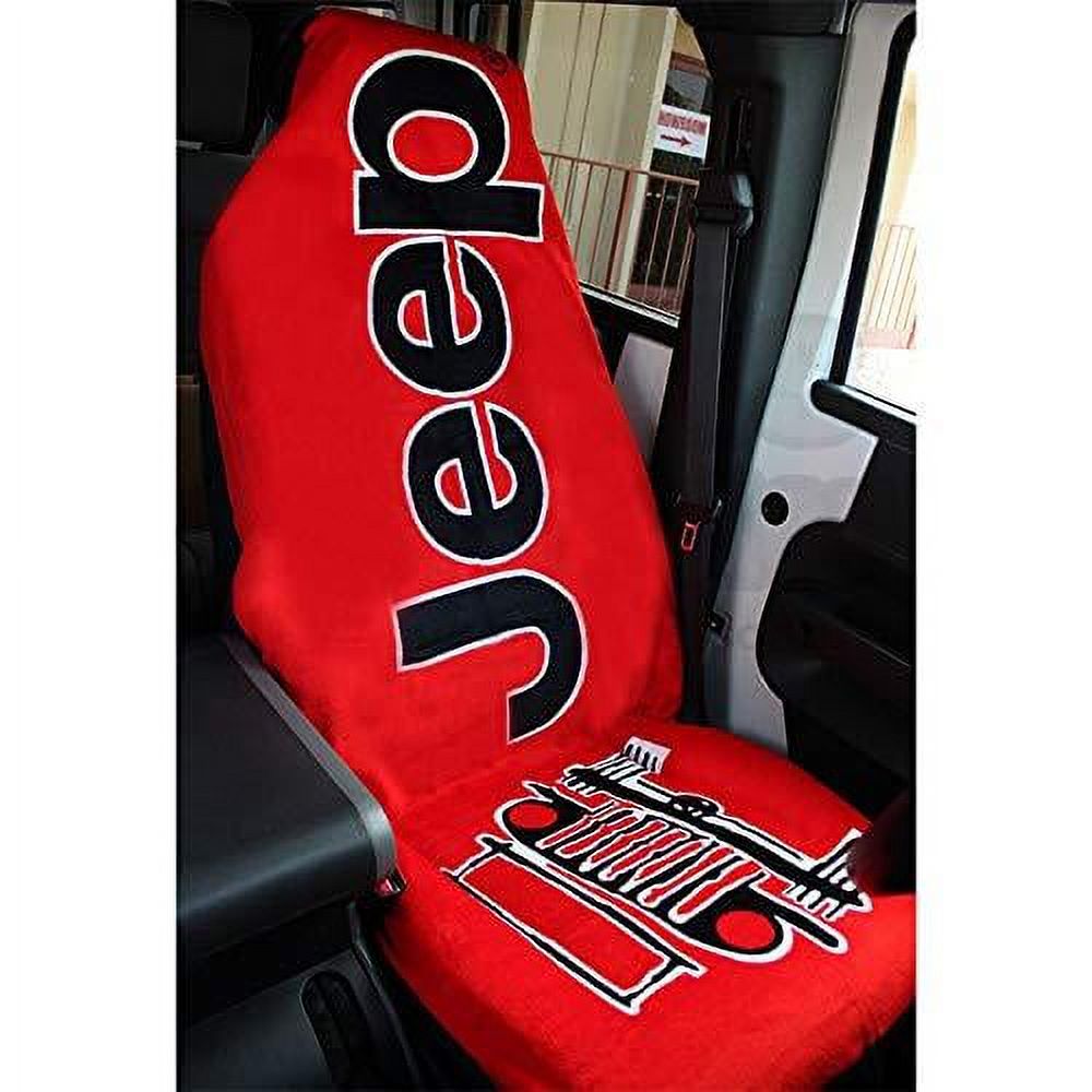 Seat Armour T2G100R Universal Fit Jeep Towel-2-Go Seat Protector Red 