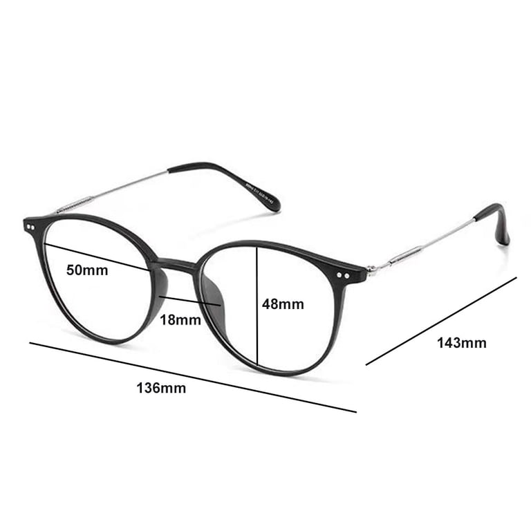 3 Pairs Womens Fashion Blue Light Blocking Round Reading  display picture 1