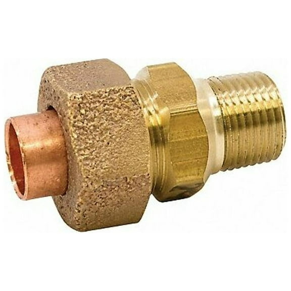 Nibco Fitting Union,Cast Bronze,1" Tube,CxMNPT 7334 1