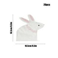 thumbnail image 3 of Guozer 20Pcs Easter Napkins Paper Cartoon Bunny-shaped Napkins Disposable Tableware for Bunny Party Spring Party Easter Party Supplies, 3 of 6