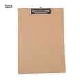 thumbnail image 2 of destyer 5pcs Wooden Folding Writing Board Hangable Paper Organizing Clipboard Office Document Holder Tool, 2 of 7