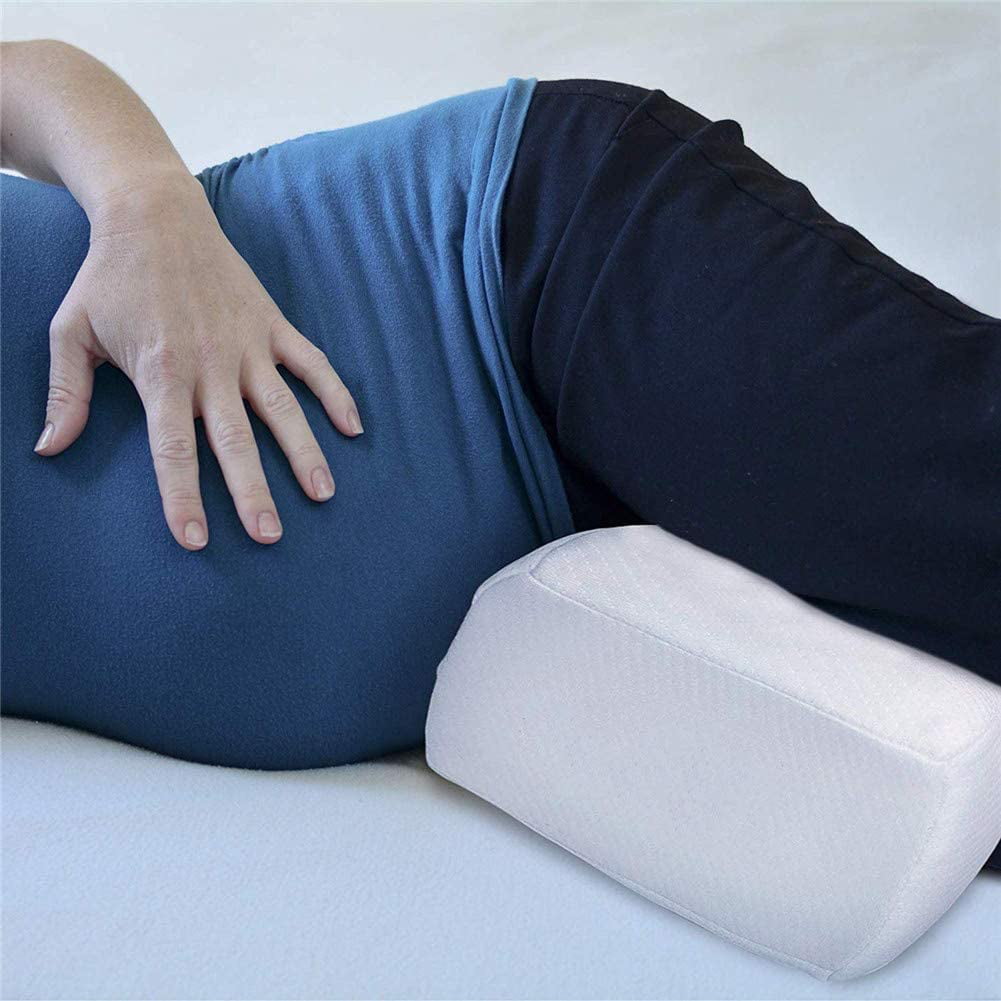 Knee Pillow for Side Sleepers - 100% Memory Foam Wedge Contour- Spacer  Cushion for Spine Alignment, Back Pain, Pregnancy Support - AliExpress