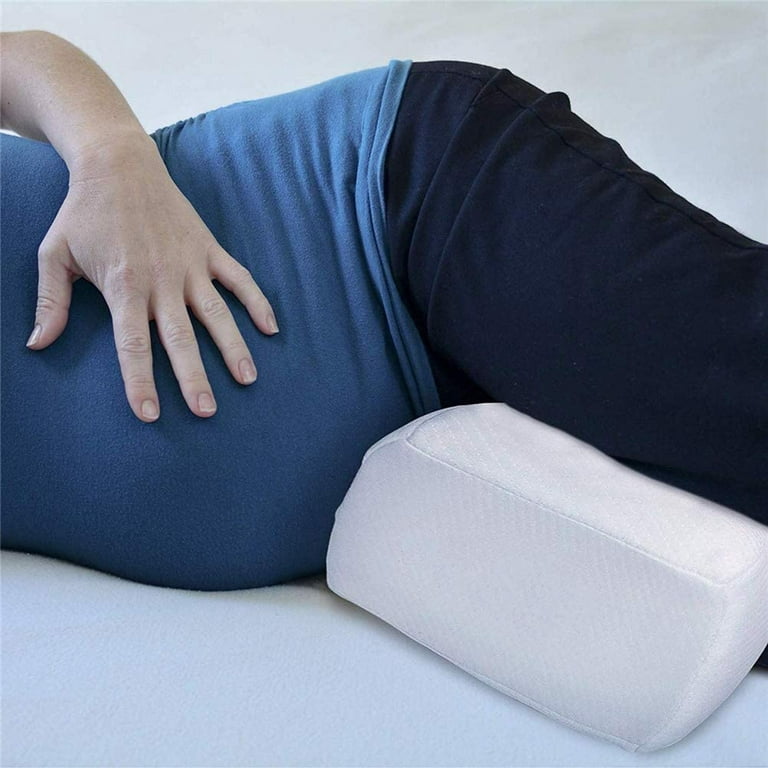Memory Foam Wedge Contour Orthopedic Knee Pillow for Sciatica Nerve Relief,  Back, Leg, Hip, and Joint Pain, Foot Support, Spine Alignment, Pregnancy