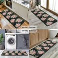 thumbnail image 6 of Pioneer Flower Floral Print Pattern Kitchen Rug Mat,Kitchen Runner Rugs Non Skid Washable,Decorative Kitchen Floor Mats for Kitchen,Sink,Laundry,17"x47.2", 6 of 7