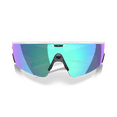 thumbnail image 4 of Oakley Meta Vanguard Smart Glasses, AI Meta Glasses with Photo, Video, and Audio, Size 52, White/Prizm Sapphire, 4 of 8
