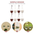 thumbnail image 3 of Luxshiny 8Jgo Maceteros Suspendidos Plásticos Para Plantas Ideal Para Y Jardín, 3 of 8