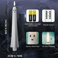 thumbnail image 3 of BinKFF Halloween Flameless Taper Candles with Remote & Timer Real Wax LED Candles Battery Operated Flickering/Steady Light Decor for Halloween Parties Fireplace Table Centerpieces, 3 of 8