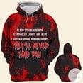 thumbnail image 4 of Terrible Bloody Hoodies For Men And Women Clothes Halloween Party Funny Blood Dark Harajuku Pullovers Sweatshirts Mens Clothing, 4 of 5