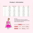 thumbnail image 5 of Haitryli Big Girls Shiny Sequin Ballet Leotard Tutu Dress Layered Tulle Skirt Gymnastics Dance Ballerina Outfit Pink 16, 5 of 5