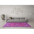 thumbnail image 3 of Ahgly Company Indoor Rectangle Medallion Purple Traditional Area Rugs, 7' x 10', 3 of 4