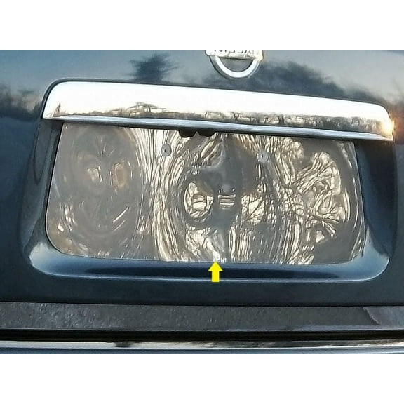 Stainless License Plate Bezel 1Pc Fits 2013-2020 Nissan Pathfinder LP13527 QAA