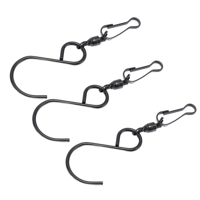 Clips De Gancho De Viento De 20 Piezas Spinner S, Ganchos De Campanas De Porche, Vientos Colgantes De Rotación De 360 grados Clips Duales, Hilanderos De Vientos Con Tacos De