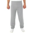thumbnail image 1 of Jerzees Mens NuBlend Elastic Bottom Sweatpants, S, Athletic Heather, 1 of 2