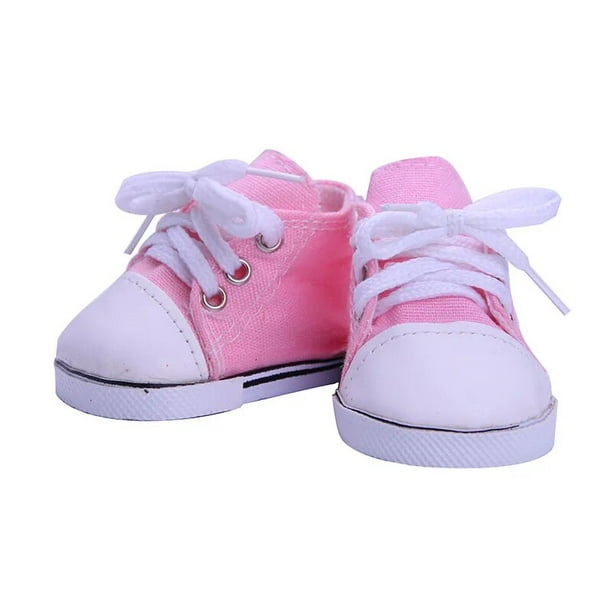 Zapatos de lona para muñeca americana, accesorios de ropa para bebé de 43 cm y 18 pulgadas, 14 estilos, juguete para niña de nuestra generación