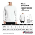 thumbnail image 4 of Cactus Desert Feliz Navidad Ugly Christmas Sweater Mens Crewneck Sweatshirt with Santa Hat, 4 of 4