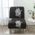 thumbnail image 1 of Nvzi Armless Chair Slipcover Removable Chairs Covers Washable Armless Slipper Chair Slipcover Printed Armless Chair Furniture Protector Covers (Style F), 1 of 4