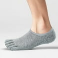 thumbnail image 4 of Toe Socks for Running,Toe Seperator Socks,5Finger Hidden Cotton Low Cut Sock Men, 4 of 7