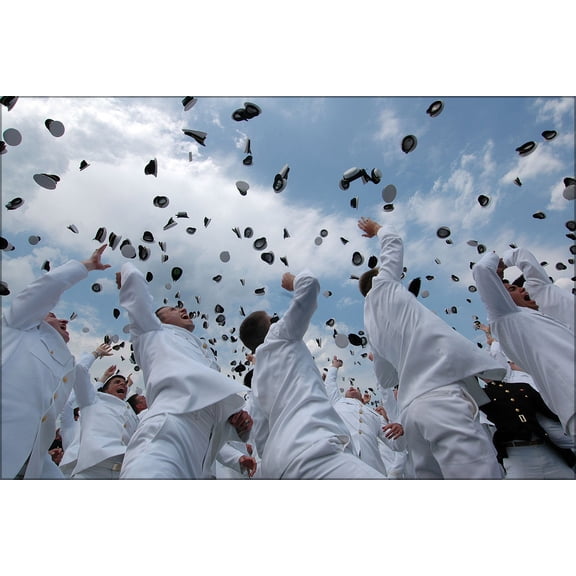 24"x36" Gallery Poster, U.S. Naval Academy Annapolis class of 2005 graduation