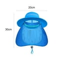 thumbnail image 5 of Sunscreen Fisherman Hat Anti-UV Breathable Leisure Sunhat for Fishing, 5 of 8
