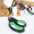 thumbnail image 3 of Tijeras de pizza de acero inoxidable Master Chef's Companion para cortar sin esfuerzo, revestimiento antiadherente para cortes suaves, duraderas y aptas para lavavajillas, corte y sirva su camino, 3 of 5