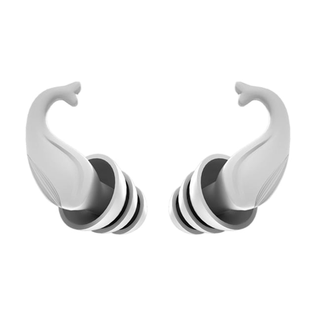 MERIGLARE Waterproof Swimming Ear Plugs Hearing Protection for Studying Diving Working White