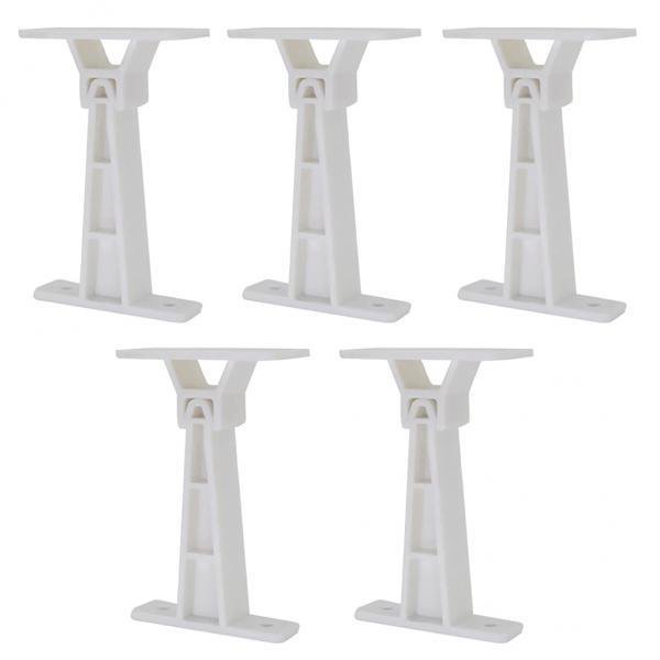 2x5pcs C-Clip Tope De Puerta De Entrada Retenedor De Pestillo Para Autocaravana 3" Sunnimix Soporte de pestillo de puerta de entrada