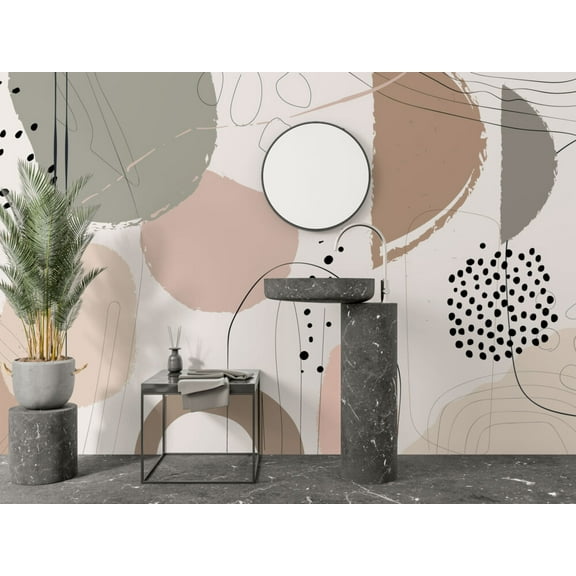 Muravie Geometric Abstract Pattern Wallpaper