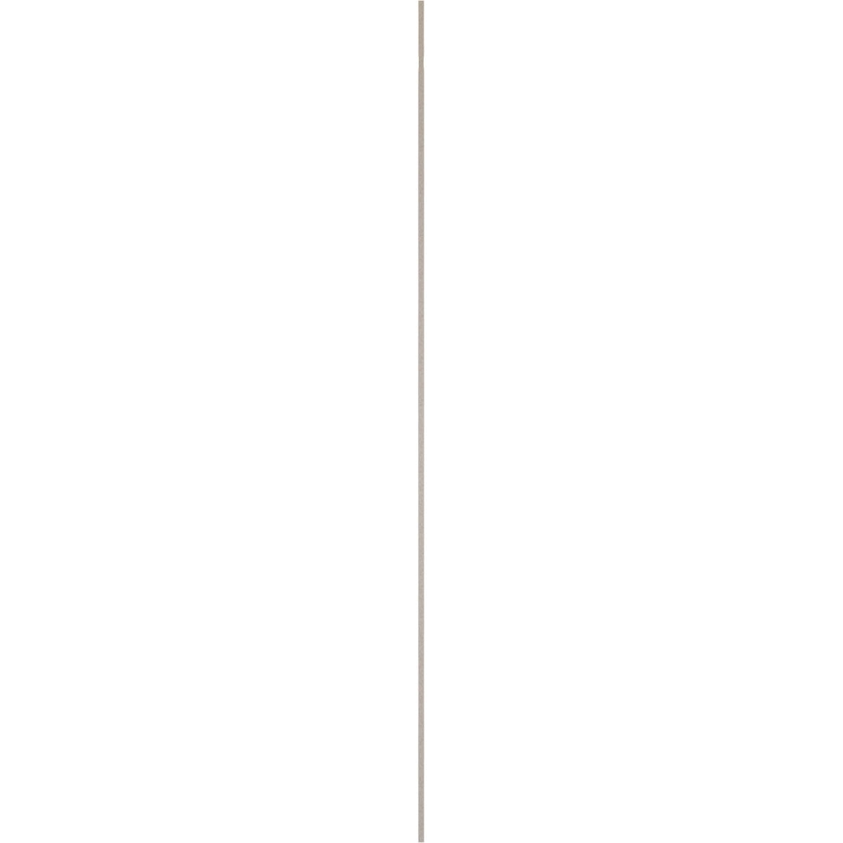 Ekena Millwork 94"H x 5/8"T Marrakesh PVC Adjustable Decorative Slat Wall Panel Kit, Unfinished (contains 11 Slats + 1 Straight Edge Starter Slat)