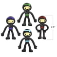 thumbnail image 3 of Set de 48 minininjas doblables ArtCreativity de Ninjas Ninjas de Ninjas de Ninja, 3 of 6