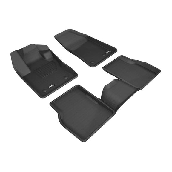 Kagu Floor Mat for 2017 to 2018 Jeep Compass R2, Black