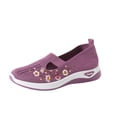thumbnail image 2 of Domzle Orthopedic Walking Shoes Womens 2026 Breathable Soft Sneaker Arch Support Slip On Wide Sports Shoes Purple 43, 2 of 6
