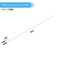 thumbnail image 4 of Unique Bargains 2M/6.5ft Telescopic Handheld Flagpoles,4Set Pointer Stick w Sponge Handle 4color, 4 of 8