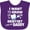 Purple, variant on Inktastic I Want to Grow Up to Be a Dentist Like My Daddy Boys or Girls Baby Bib