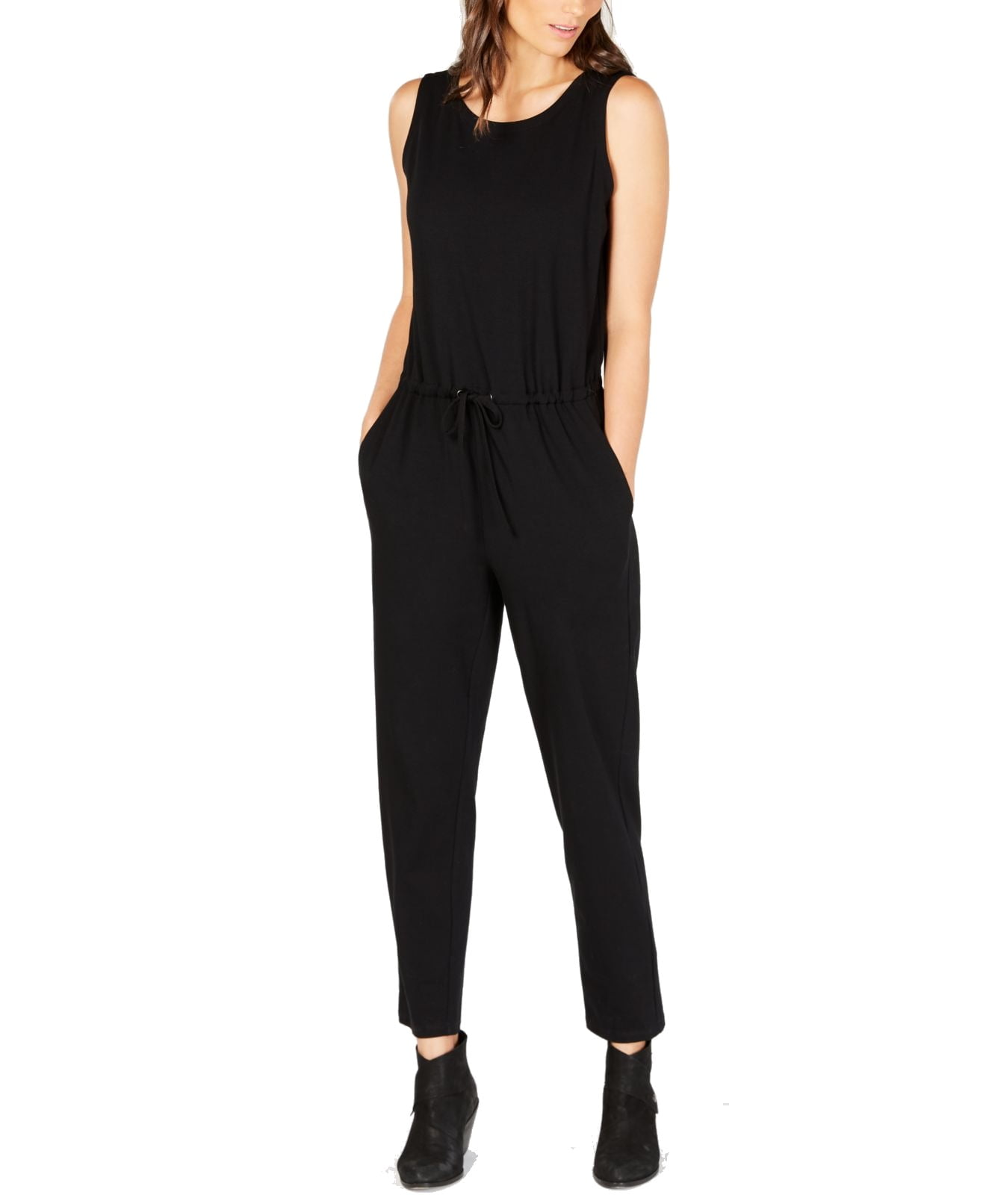 Eileen Fisher Womens Jumpsuit Small Petite Drawstring PS Walmart