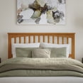 thumbnail image 6 of AFI Mission Queen Solid Wood Foundation Bed, Light Toffee, 6 of 12