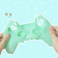 thumbnail image 6 of Silicone Controller Case Set with Thumb Grip Caps with Sticker Controller Skin Cat Paw Anti-slip Protective Shell Cover for PS5, 6 of 15