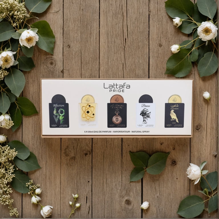 Lattafa Pride Eau de Parfum Gift Set Collection, 5 x 20ml