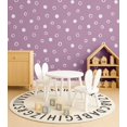 thumbnail image 3 of S4Sassy Hand-Drawn Polka Dot Wallpaper- Mauve Wall Covering, 25" X 240" Self-Adhesive Textured Vinyl Wallpaper, Wallwrap, Easy Diy Wall Covering For Kids Bedroom, Room Decor, Playroom, 3 of 9
