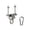 B, variant on THOPBPRK Heavy Duty Swing Hangers Stainless Steel Eye Bolts, Indoor Ceiling Mount and Outdoor Hook Suspension Kit for Playground , Easter Outdoor Yard Decorations Hardware, 1Pack A