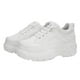thumbnail image 2 of Zapatillas LUCKY STEP para mujer, con plataforma gruesa, color blanco, talla 10US, 2 of 5
