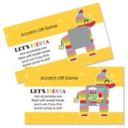 Big Dot of Happiness Let's Fiesta - Fiesta Party Game Scratch Off Cards - 22 Count