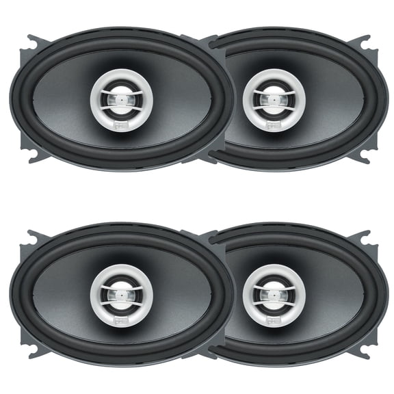 PowerBass 2 Pairs of OE-462 4X6" Coaxial 2-Ohm Speakers