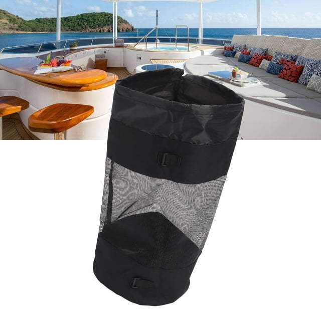 Bolsa De Basura Para Barcos, Diseño Detallado Fácil De Usar, Bote De Basura Duradero Para Barcos De Gran Capacidad Para Uso Marino